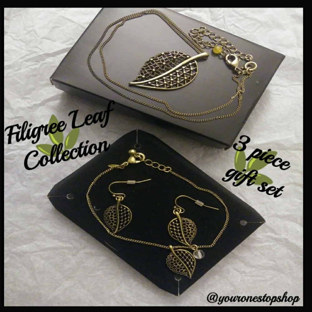 🆕Filigree Leaf 3 piece Set